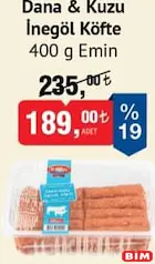 EMİN DANA&KUZU İNEGÖL KÖFTE 400 G